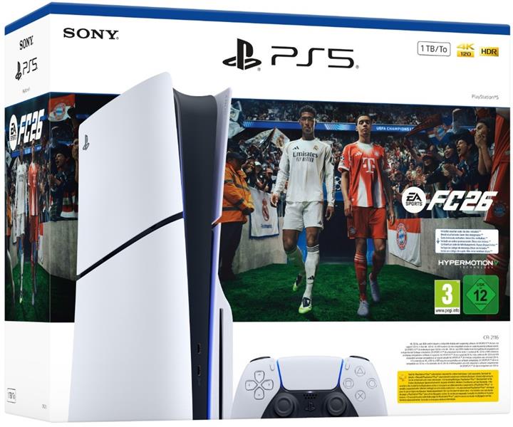 CONSOLE SONY PS5 1TB STANDARD ED.WHITE + FC 26