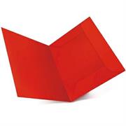 CARTELLINE 3 LEMBI CON STAMPA ROSSO CF.50PZ