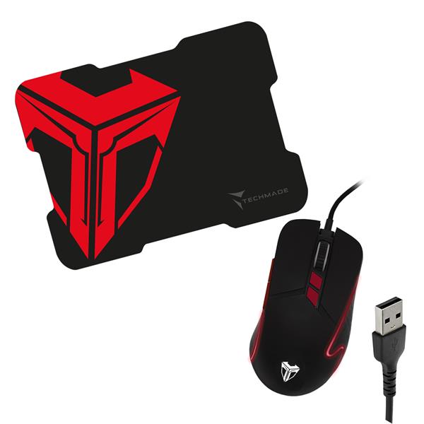 TECHMADE COMBO SET GAMING MOUSE+MOUSEPAD