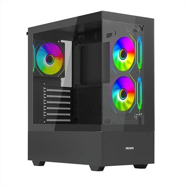 CASE NUWO ATX CLASH CK500 NER0.45MM SPCC 3*U3 2*FAN ARGB SIDE GL