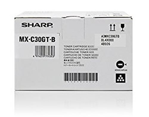 TONER SHARP MX-C30GTB MX-C250F MX-C300W BLACK 6K