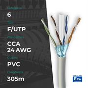 CAVO MACHPOWER F/UTP CAT6 305M CCA 24AWG PVC ECA GRIGIO