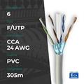 CAVO MACHPOWER F/UTP CAT6 305M CCA 24AWG PVC ECA GRIGIO