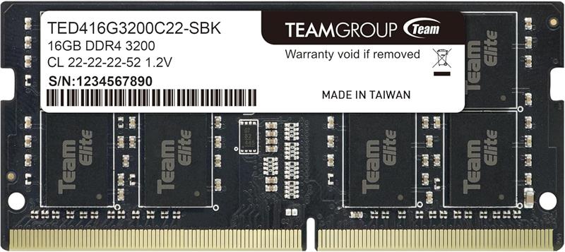 SO-DIMM DDR4 16GB 3200MHZ TEAMGROUP *PULLED*