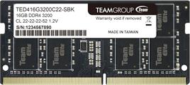 SO-DIMM DDR4 16GB 3200MHZ TEAMGROUP *PULLED*