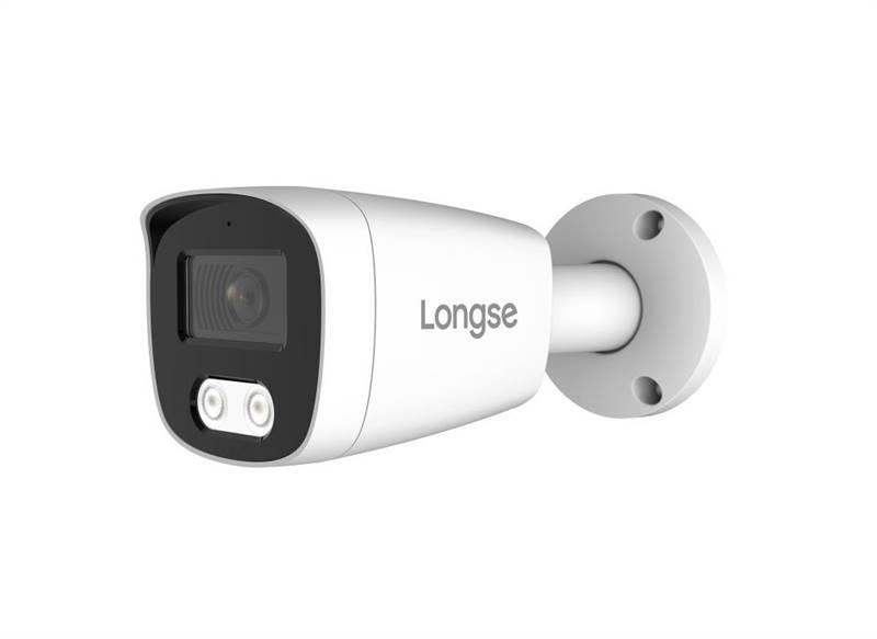 TELECAMERA LONGSE BULLET FULL-COLOR 5MP AI 4MM POE MIC IP67