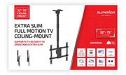 STAFFA A SOFFITTO SUPERIOR SUPPORTO TV 32-75 ORIENT. EXTRA SLIM