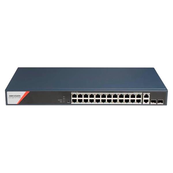 SWITCH HIKVISION SMART L2 24*GB POE 370W DS-3E1528HP-SI-24P2T2F