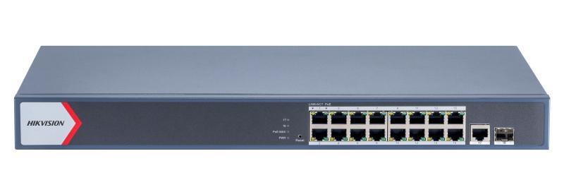 SWITCH HIVKISION SMART MANAGED L2 16*POE-GBLAN 1*SFP 130W BUDGET