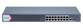 SWITCH HIVKISION SMART MANAGED L2 16*POE-GBLAN 1*SFP 130W BUDGET