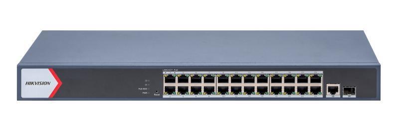 SWITCH HIVKISION SMART MANAGED L2 24*POE-GBLAN 1*SFP 230W BUDGET