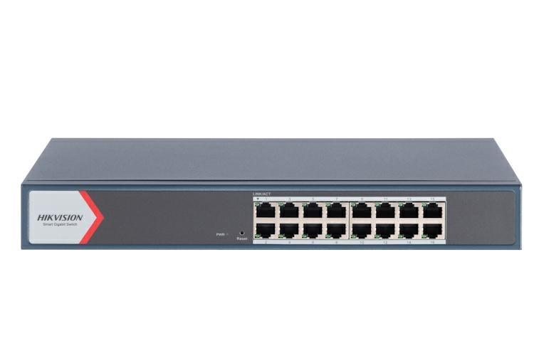 DS-3E1516-EI  TCH HIVKSION 10/100/1000 16P RJ45 L2 SMART MANAGED