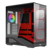 CASE NOUA MIDI TOWER COOL GH200 NERO/ROSSO ARGB TYPE-C FRONT+SID