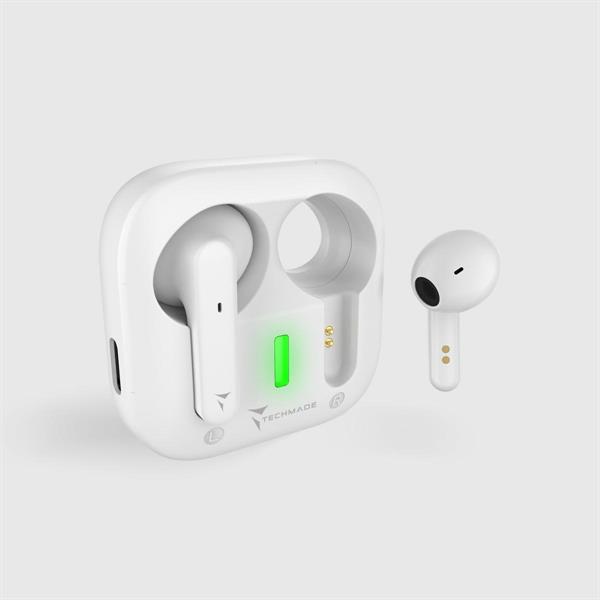 TECHMADE AURICOLARI WIRELESS COLORE WHITE