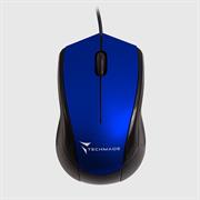 TECHMADE MOUSE OTTICO USB CON FILO BLU