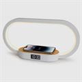 TECHMADE BAMBOO OROLOGIO DIGITALE RICARICA WIRELESS 15W