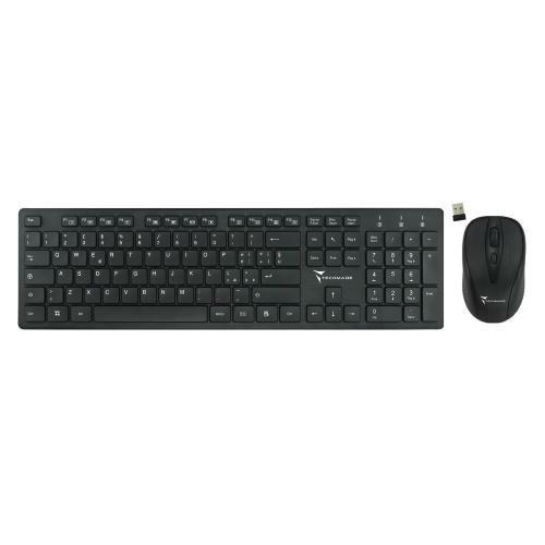 TECHMADE KIT TASTIERA E MOUSE WIRELESS