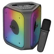 TECHMADE KARAOKE SPEAKER 12W+3W CON MICROFONO