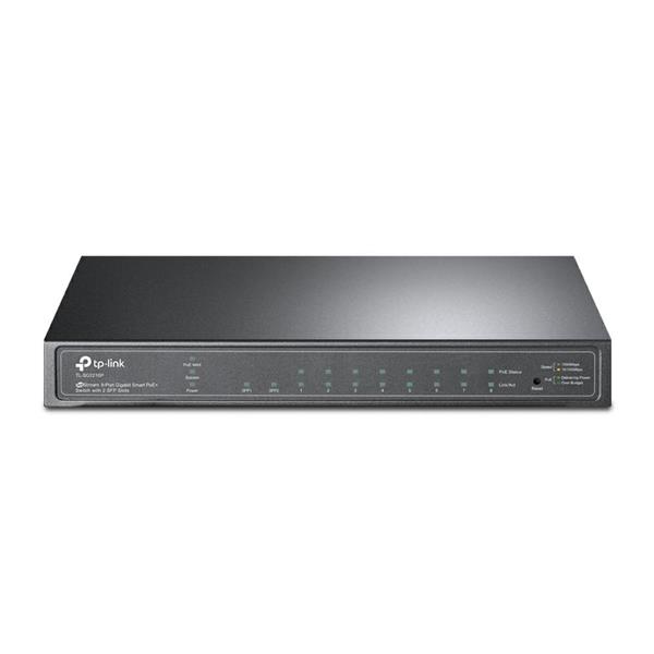 SWITCH SMART DESKTOP TP-LINK OMADA 8P GIGABIT POE+ 2*SLOT SFP