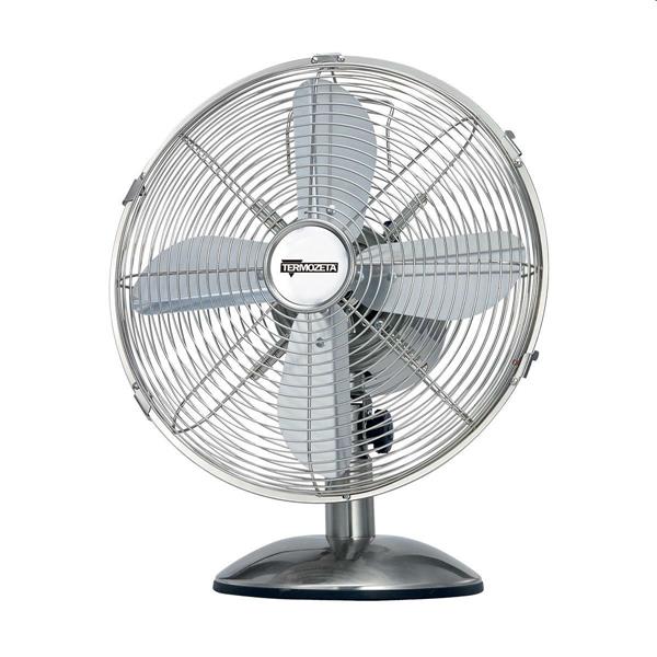 VENTILATORE DA TAVOLA TERMOZETA MANCHESTER CROMATO 35W