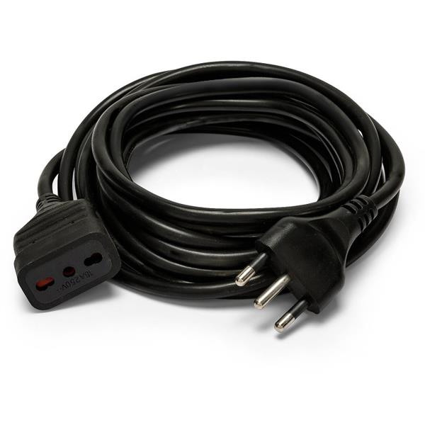 VELAMP PROLUNGA 16A PRESA ITALIANA 3MT BLACK