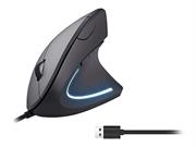 MOUSE ERGONOMICO VERTICALE EQUIP 245118 CON CAVO