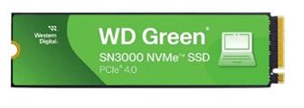 WD GREEN SN3000 NVMe SSD 1TB M.2 2280 M-Key PCIe 4.0 x4