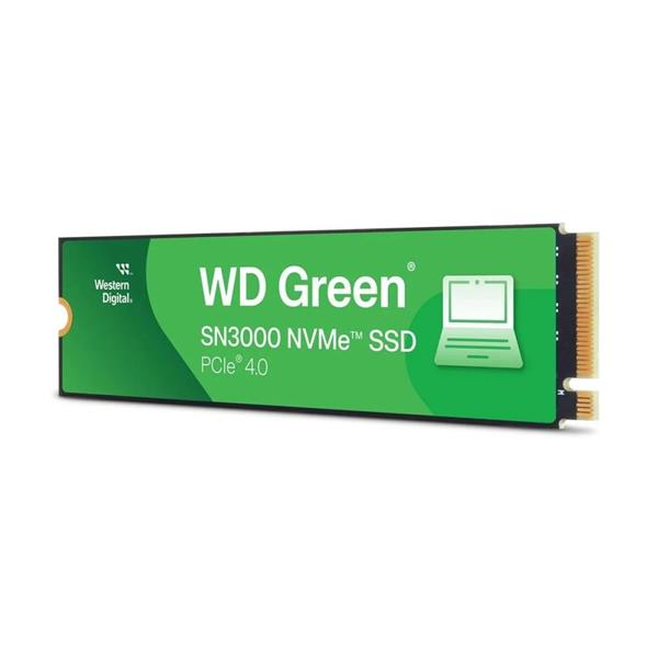 WD GREEN SN3000 NVMe SSD 500GB M.2 2280 M-Key PCIe 4.0 x