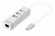 - HUB DIGITUS USB2.0 3PORTE USB3.0 TIPO A E 1 PORTA RJ45