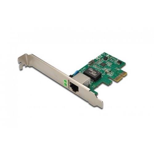 - SCHEDA DI RETE DIGITUS PCI-E CON STAFFA LOW DN101301
