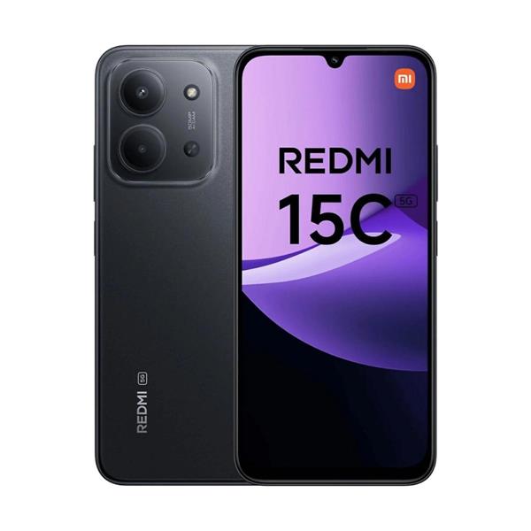 SMARTPHONE XIAOMI REDMI15C 4+256GB MIDNIGHT BLACK DS ITA