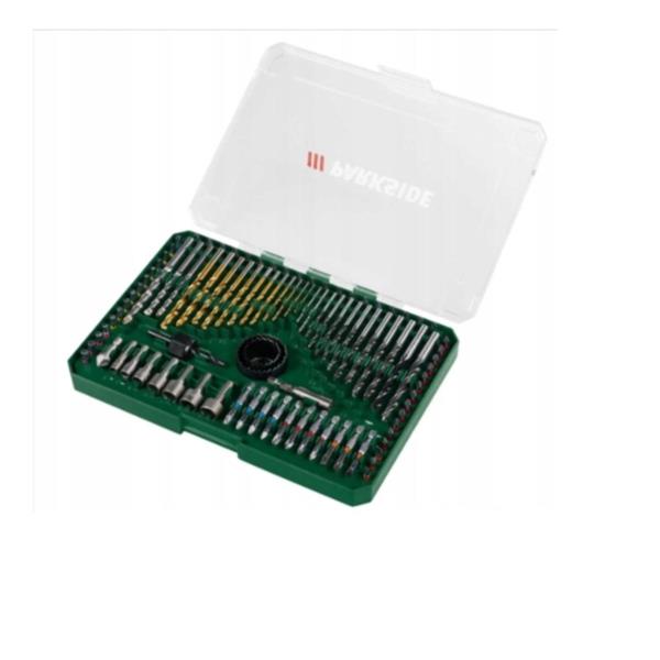 RICOND. SET PUNTE E INSERTI 100PZ VALIG. UNIVERSALE METALLO LEG
