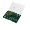 RICOND. SET PUNTE E INSERTI 100PZ VALIG. UNIVERSALE METALLO LEG