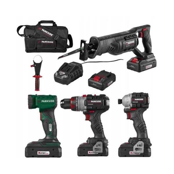 RICOND. PERFORMANCE COMBO KIT 20V 7in1 UTENSILI BRUSHLESS E LED
