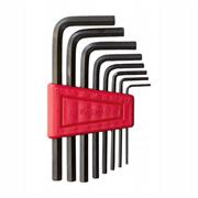 RICOND. SET 7 CHIAVI ESAGONALI MASCHIO IN ACCIAIO 2/6MM CON CLIP