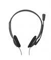 CUFFIE CON MICROFONO VULTECH REV.2.2 CON DOPPIO JACK 3.5 E ADATT