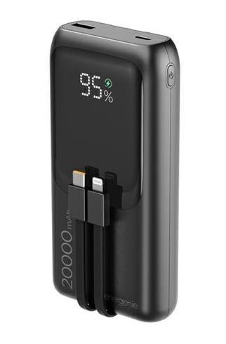 TECHMADE GEMBIRD POWER BANK RICARICA RAPIDA 20W 20000MAH NERO