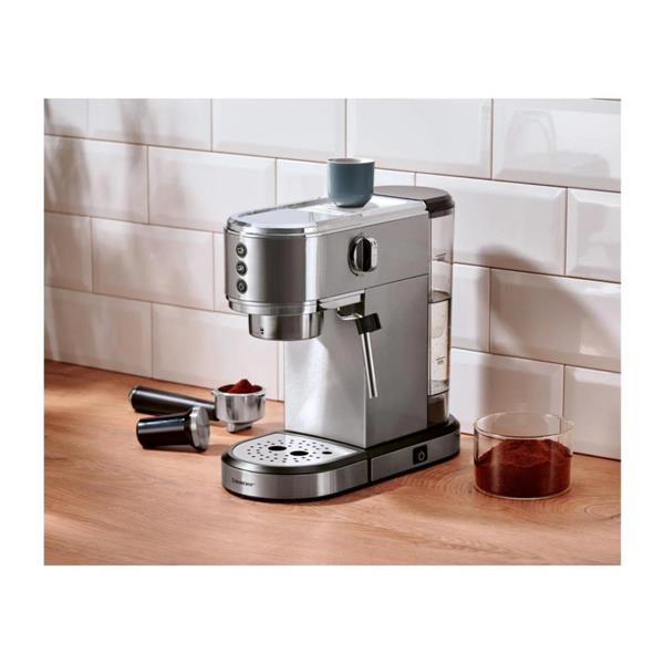 RICOND. MACCHINA CAFFE ESPRESSO 19 BAR SEMS 1350 ACCIAO INOX