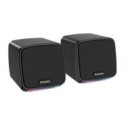 CASSE ATLANTIS P003-C06-B SP650 NERE MINI PER PC E PORTATILE RGB