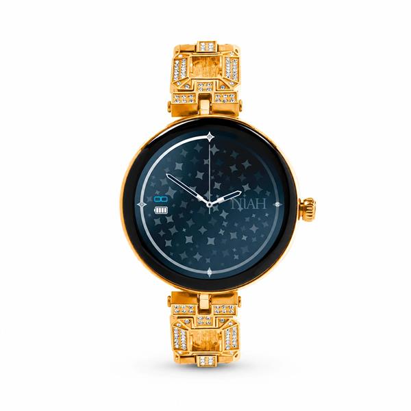 NIAH LYRA SMARTWATCH CON MAGLIA METALLICA GRANDE GOLD