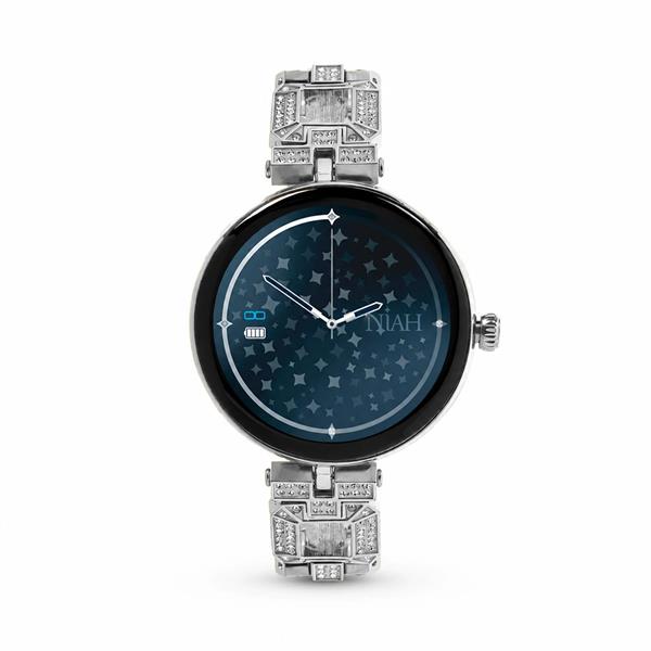 NIAH LYRA SMARTWATCH CON MAGLIA METALLICA GRANDE SILVER