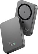 TECHMADE POWERBANK WIRELESS E USB-C 10000MAH BLACK