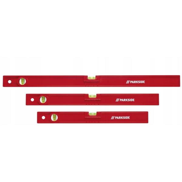 RICOND. SET 3 LIVELLE 50/60/80CM ROSSE
