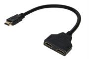 LINK ADATT. HDMI MASCHIO A 2 X HDMI FEMMINA CM.20