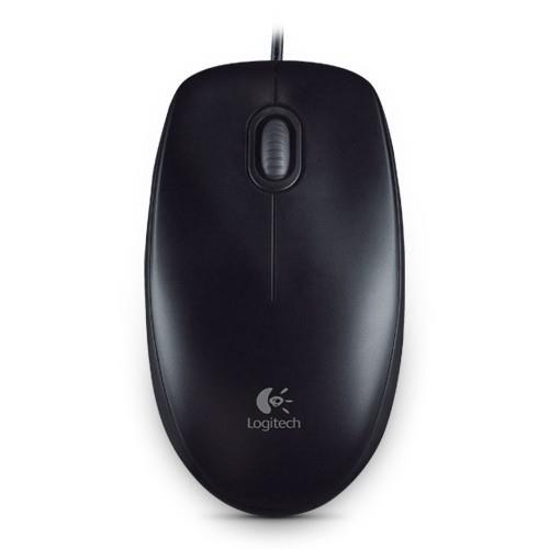 MOUSE LOGITECH B100 USB BLACK