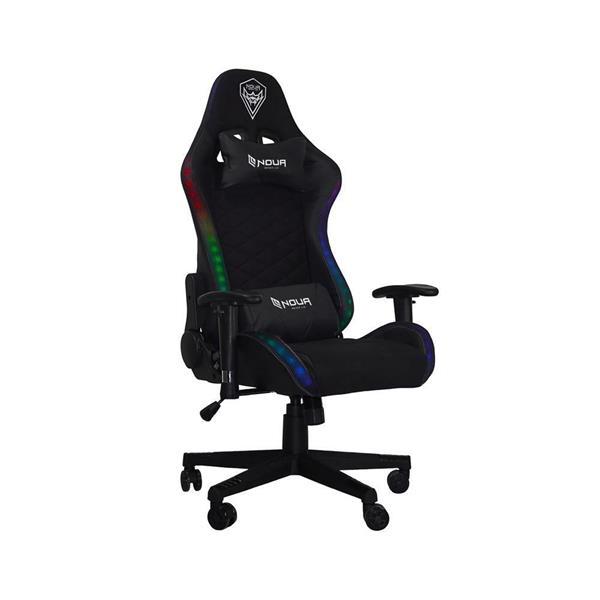 SEDIA GAMING NOUA MAO M5 RGB RAINBOW BLACK STOFFA/ECOPELLE BRACC